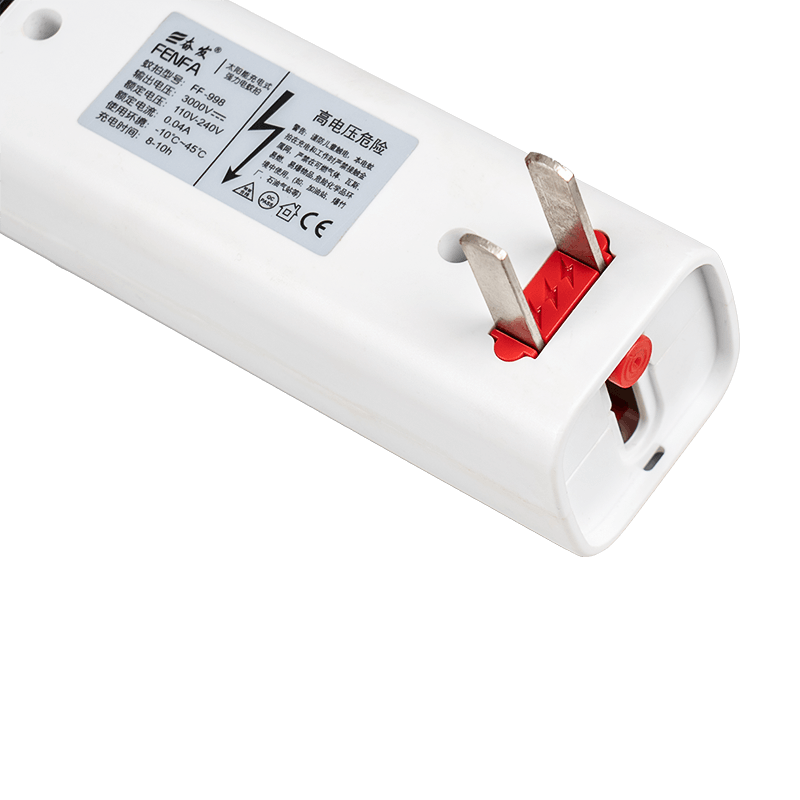 Bateri Asid Plumbum LED FF-998 400mAh dengan Palam Pemukul Nyamuk Elektrik Solar Bateri Asid Plumbum LED FF-998 400mAh dengan Palam Pemukul Nyamuk Elektrik Solar
